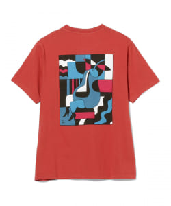 ▲by Parra / blue sitting pear t-shirt