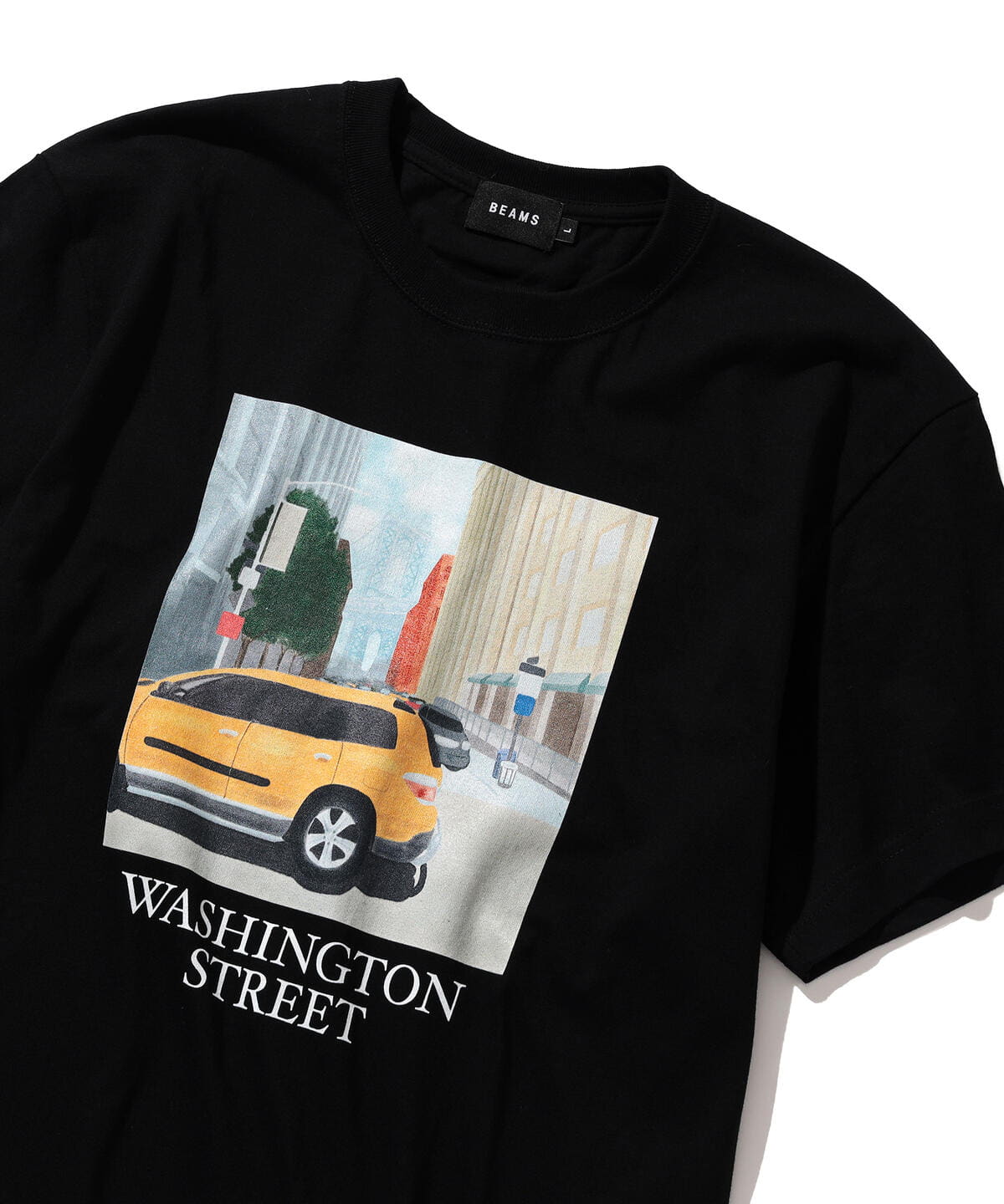 BEAMS ビームス / WASHINGTON STREET Tシャツ Tシャツ・カットソー MEN BLACK S BEAMS ビームス / WASHINGTON STREET Tシャツ Tシャツ・カットソー MEN BLACK S