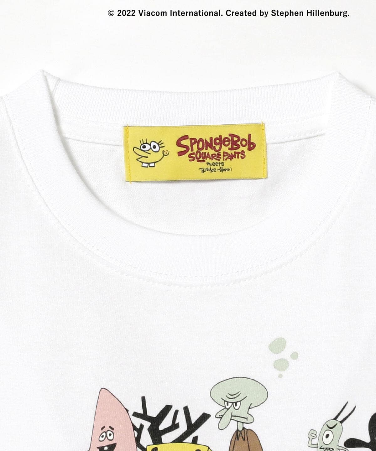 BEAMS T（ビームスT）SpongeBob × 花井祐介 / キッズ プリント Tシャツ 
