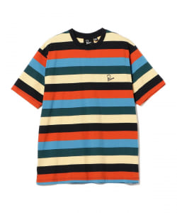 ▲by Parra / stacked pets on stripes t-shirt