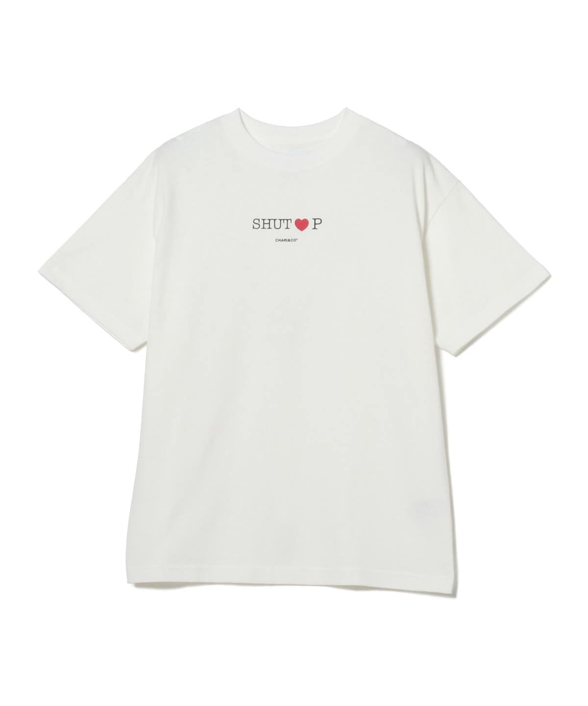 BEAMS T（ビームスT）【アウトレット】CHARI&CO / SHUT HEART UP TEE