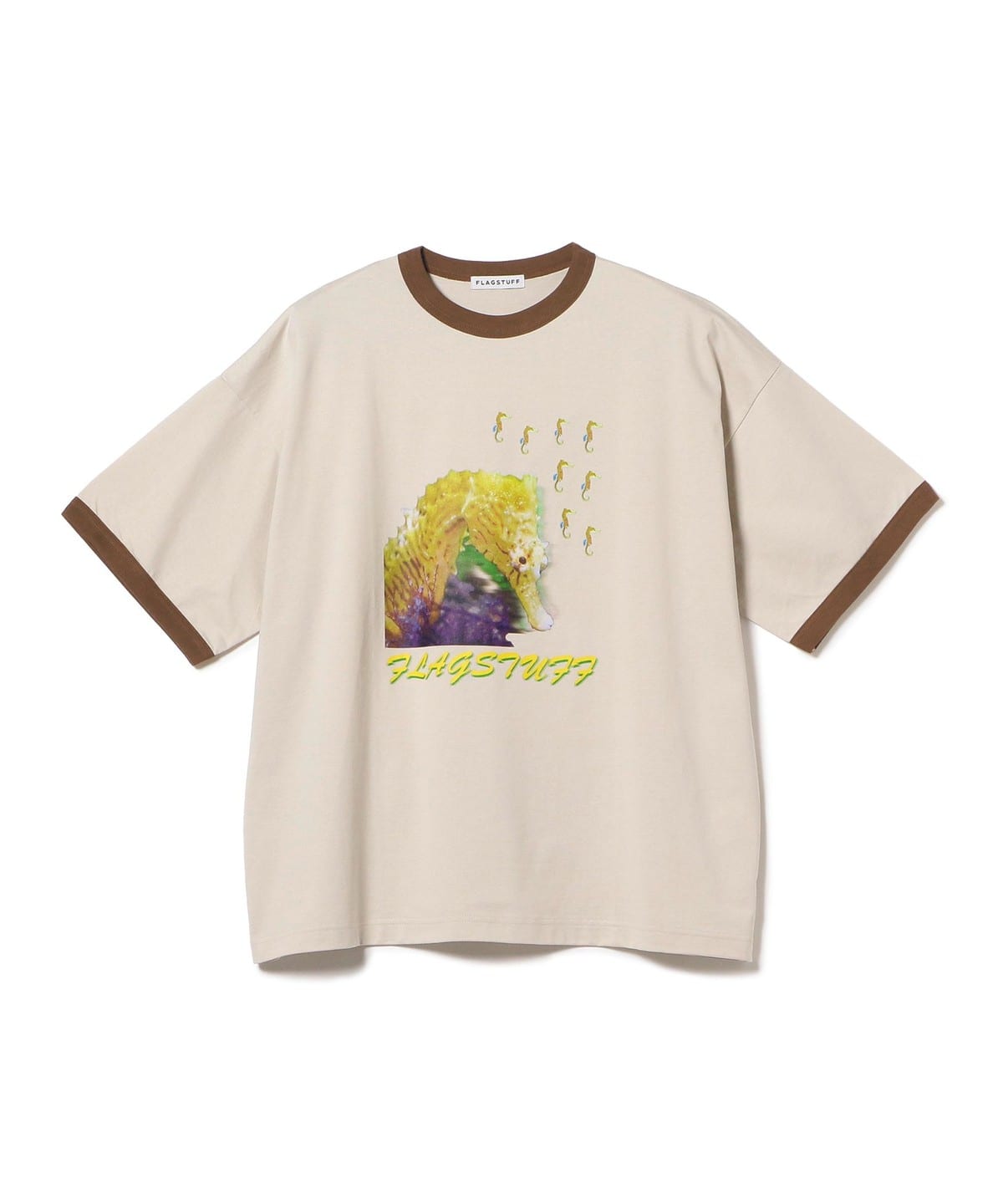 BEAMS T BEAMS T奧特萊斯] F-LAGSTUF-F / Seahorse Ringer Tee（T 卹