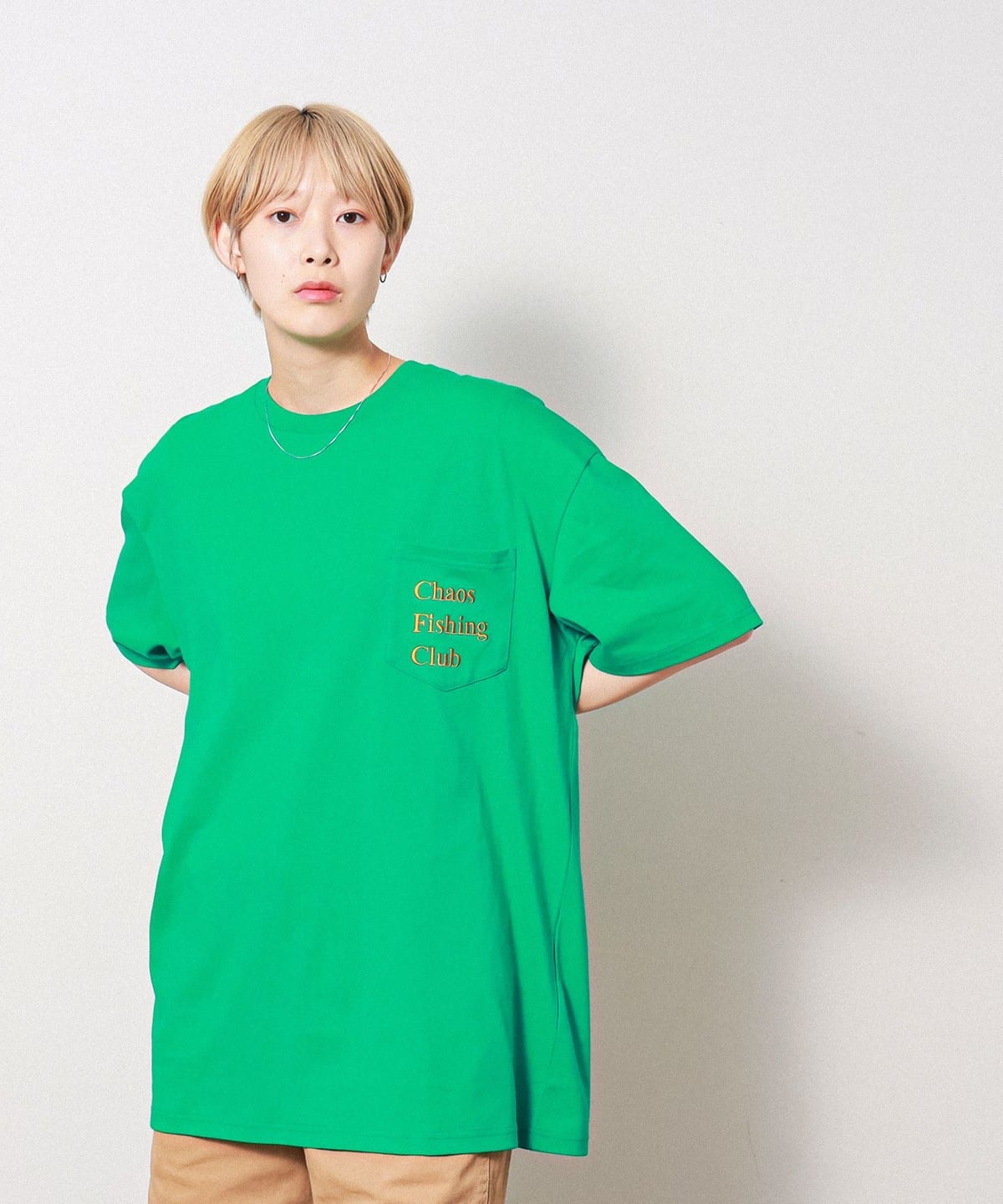 ChaosFishingClub　BEAMS　ビームス　ロンＴ BEAMS T（ビームスT）Chaos Fishing Club × Radiall / Chrome
