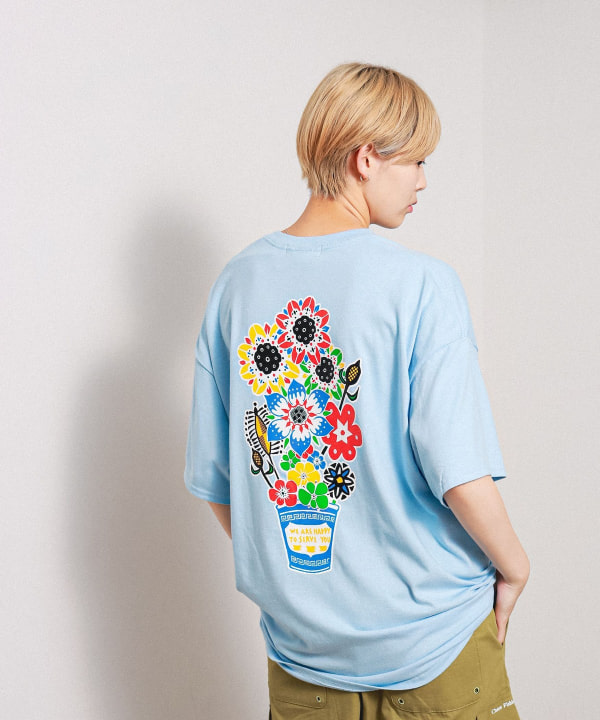 Flower shop on shirt