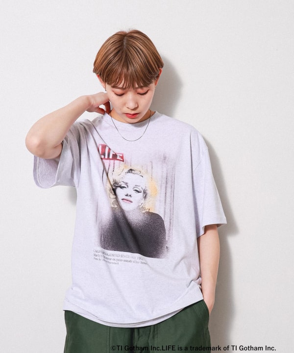 BEAMS（ビームス）LIFE / Marilyn Monroe T-shirt 23SS（Tシャツ