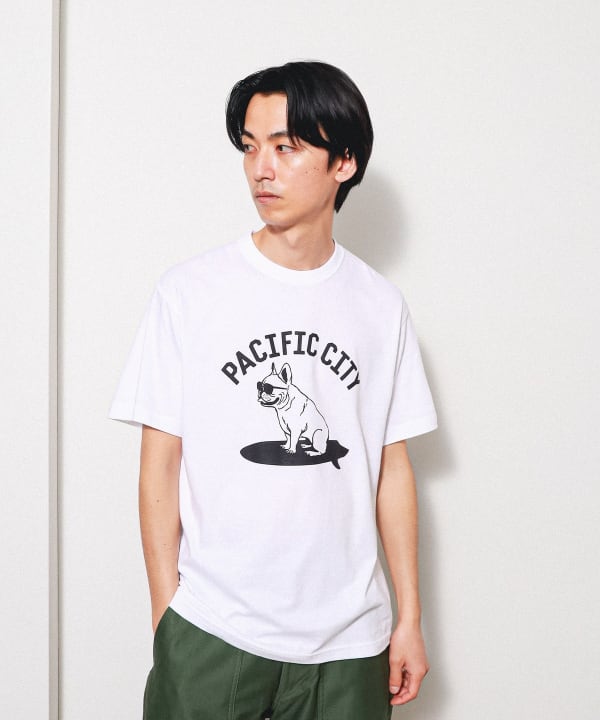 BEAMS（ビームス）fLAnsisCA / Print Tshirt 23SS ①（Tシャツ