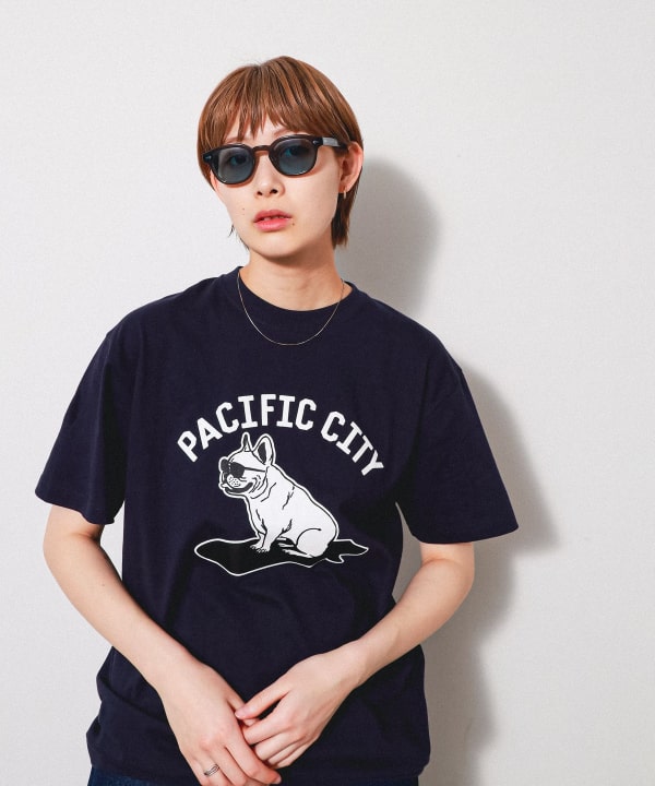 BEAMS（ビームス）fLAnsisCA / Print Tshirt 23SS ①（Tシャツ