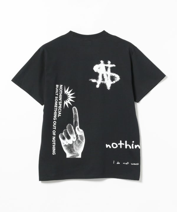 Nothing Special(ナッシングスペシャル) ピース 刺繍 Tシャツ