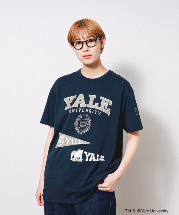 BEAMS（ビームス）WIFFLE / Yale College T-shirt（Tシャツ