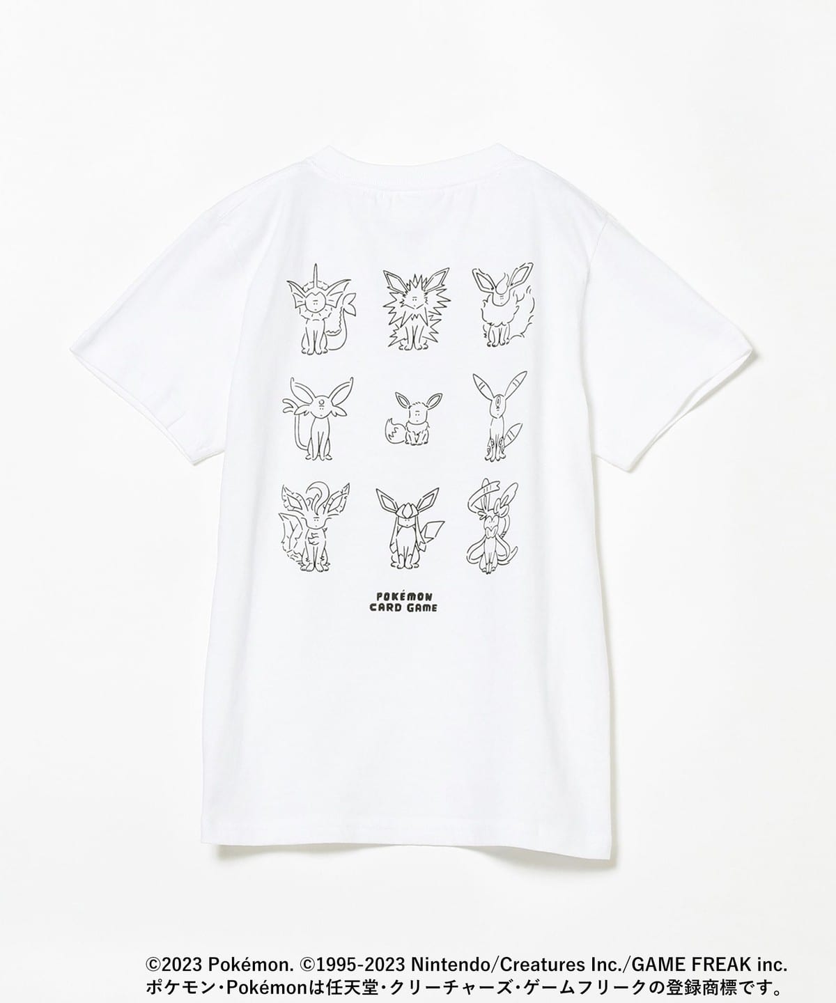 トップスBEAMS ポケモン 長場雄 CARD Design Mサイズ Tシャツ 白