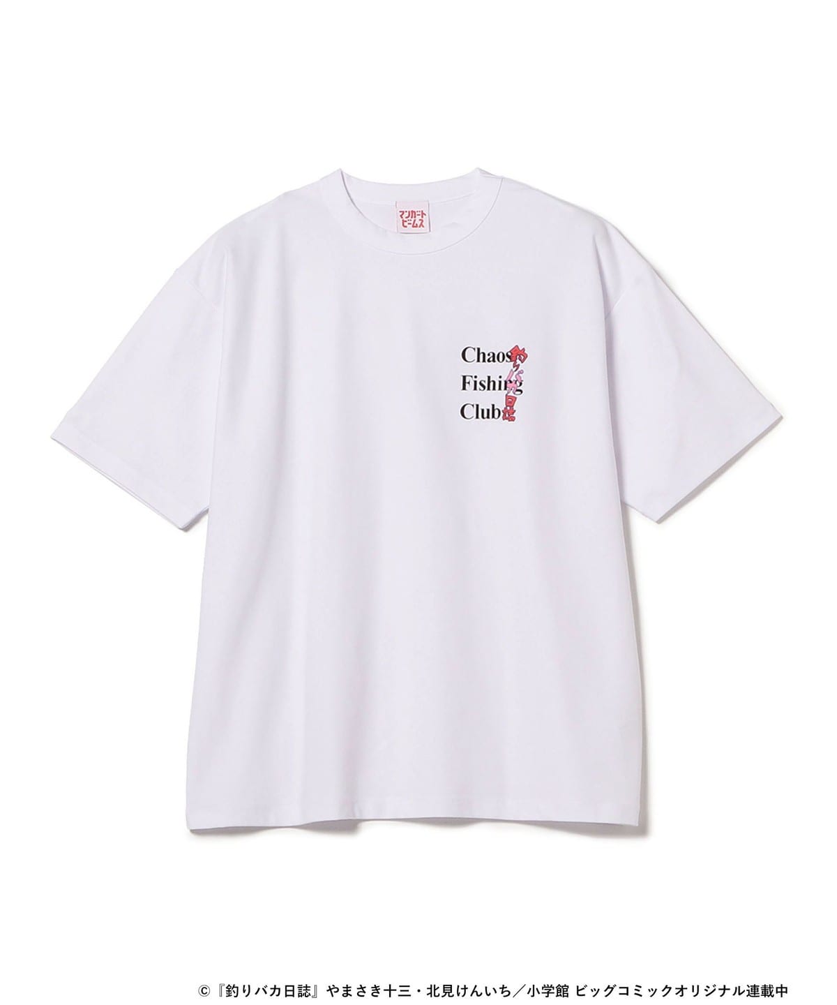 BEAMS T (BEAMS T) Fishing Baka Nisshi × Chaos Fishing Club × MANGART BEAMS  /Logo Tee (T-shirt/cut and sew printed T-shirt) mail order