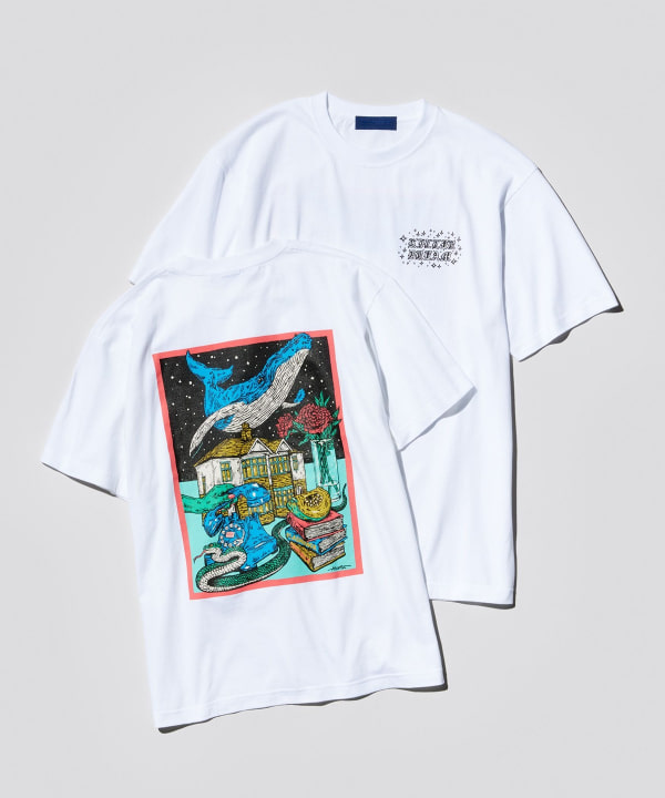 BEAMS T（ビームスT）HIROTTON × BEAMS T / WHALE T-shirt（Tシャツ