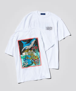 ▲HIROTTON × BEAMS T / WHALE T-shirt