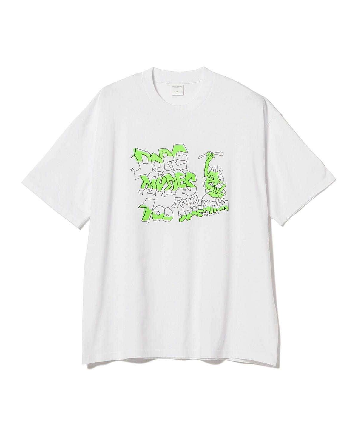 BEAMS T（ビームスT）【アウトレット】Tea Club Scheme Team × SPANK4 / DOPE MUTIES FROM 100  DIMENTION print short sleeve T-shirt（Tシャツ・カットソー プリントTシャツ）通販｜BEAMS