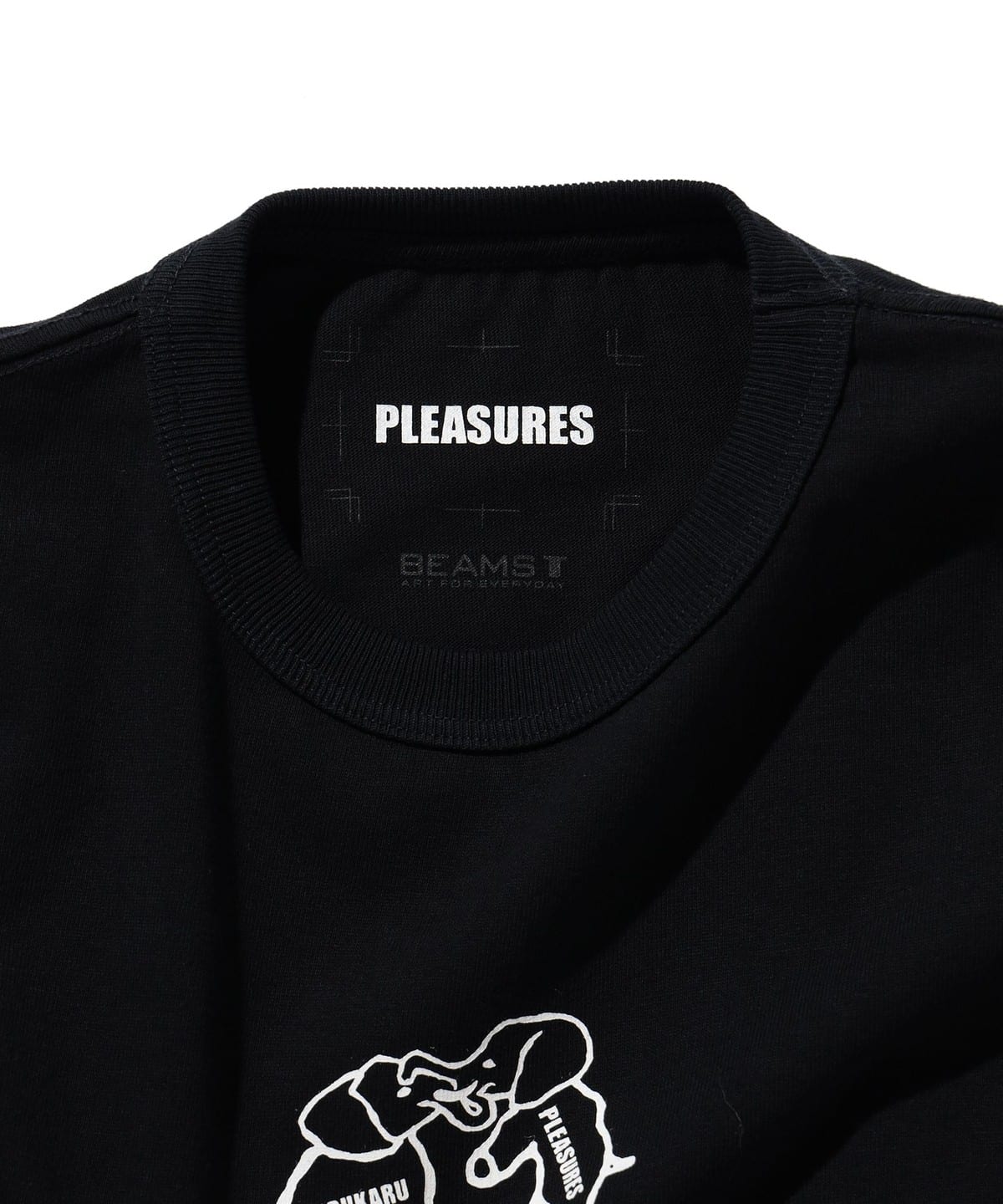 BEAMS T (BEAMS T) PLEASURES × sabukaru online × BEAMS T / T-shirt ...