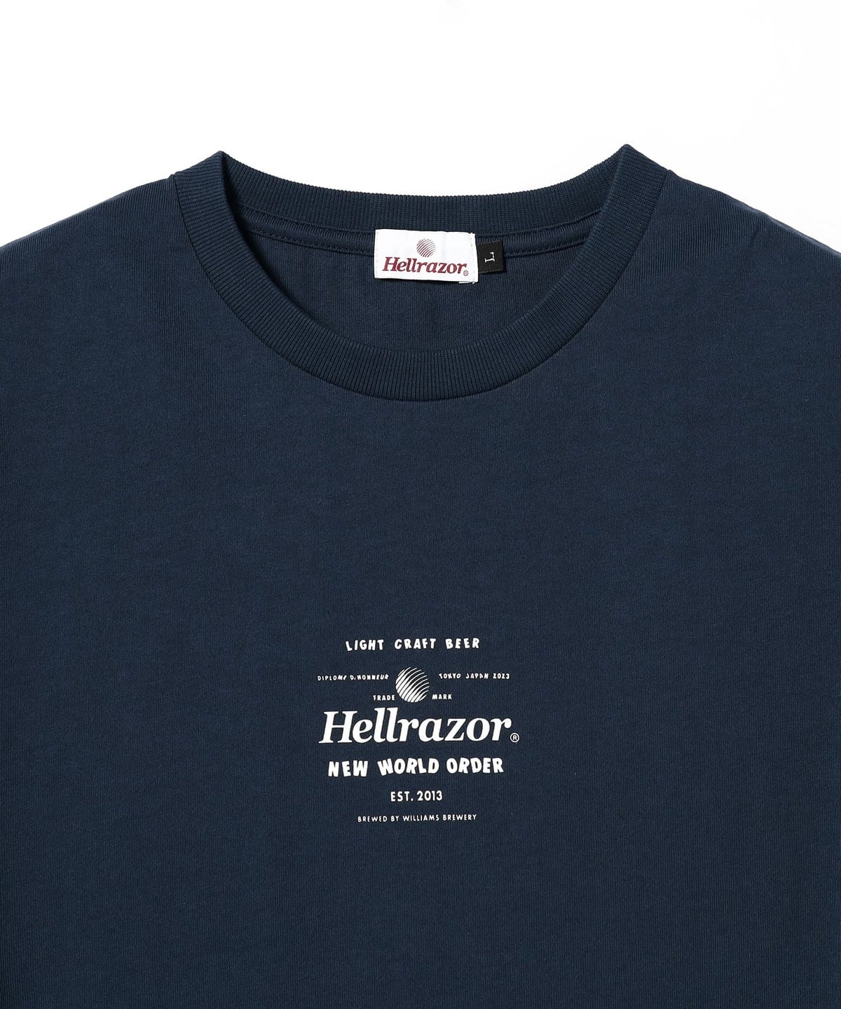 BEAMS T（ビームスT）HELLRAZOR / NWO BEER LABEL T-shirt（Tシャツ