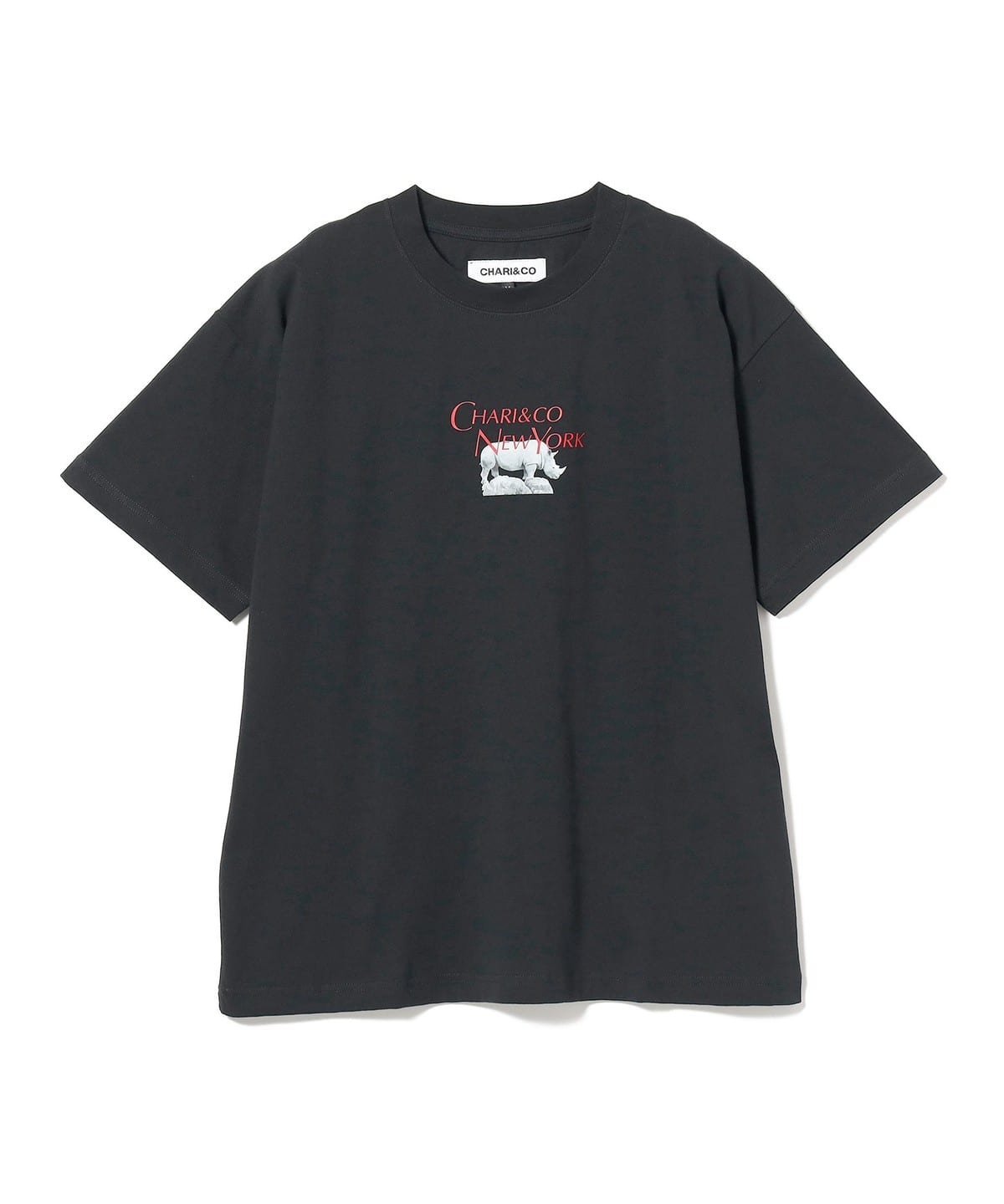 CHARI & CO チャリアンドコー / RHINO TEE Tシャツ・カットソー MEN BLACK XL CHARI & CO チャリアンドコー / RHINO TEE Tシャツ・カットソー MEN BLACK XL