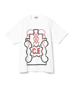 ▲C.E / WB ZIGGURAT HEADS II STAR C.E RED T