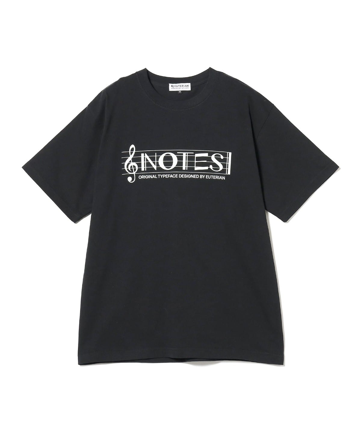 EUTERIAN / Notes T-shirt Tシャツ・カットソー MEN BLACK XL EUTERIAN / Notes T-shirt Tシャツ・カットソー MEN BLACK XL