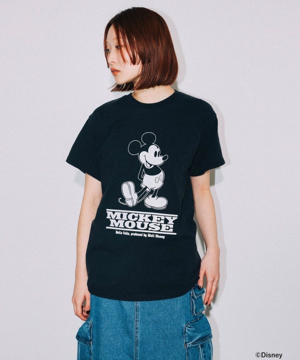 WIFFLE / ウィッフル】別注 Mickey プリントTee（Tシャツ