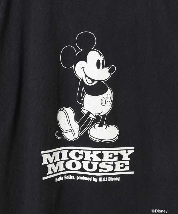 BEAMS（ビームス）WIFFLE / MICKEY MOUSE T-shirt（Tシャツ・カットソー プリントTシャツ）通販｜BEAMS