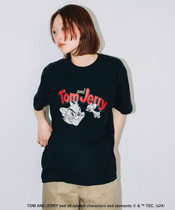 BEAMS(ビームス)TOM and JERRY Print T-Shirt(Tシャツ BEAMS(ビームス)TOM and JERRY Print T-Shirt(Tシャツ