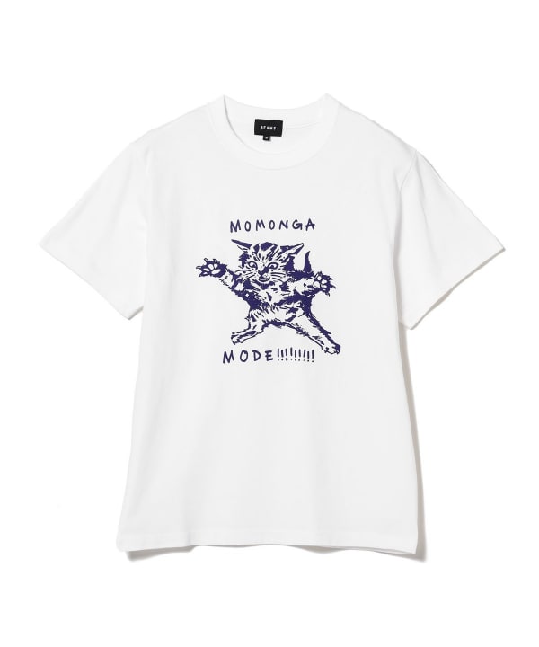 BEAMS MOMONGA MODE TEE (T-shirts, cut and sewn BEAMS printed T  