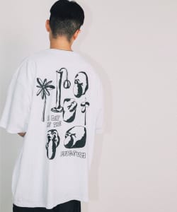▲Almost free Service × BEAMS T / T-Shirt White