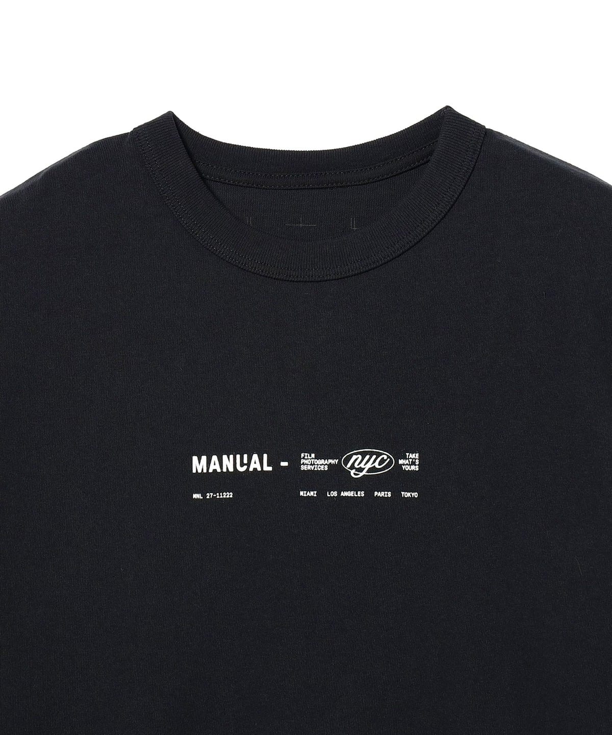 熱い販売 BEAMS T（ビームスT）Manual T-SHIRTS（Tシャツ LOGO / NYC ミュージシャン