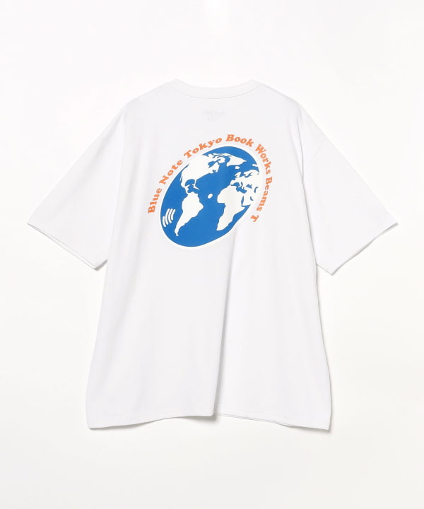 BEAMS T（ビームスT）【別注】Blue Note Tokyo × BOOKWORKS / EARTH T-SHIRT（Tシャツ・カットソー  プリントTシャツ）通販｜BEAMS