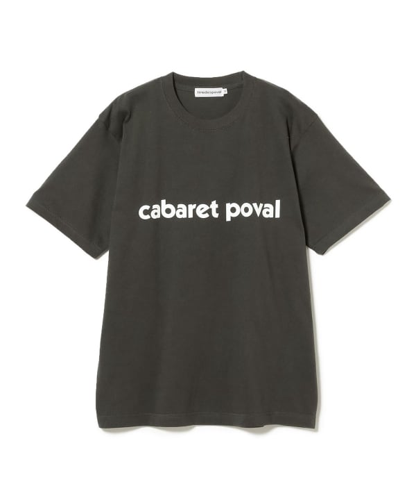 BEAMS T（ビームスT）Cabaret Poval / Logo T-Shirt（Tシャツ・カットソー プリントTシャツ）通販｜BEAMS