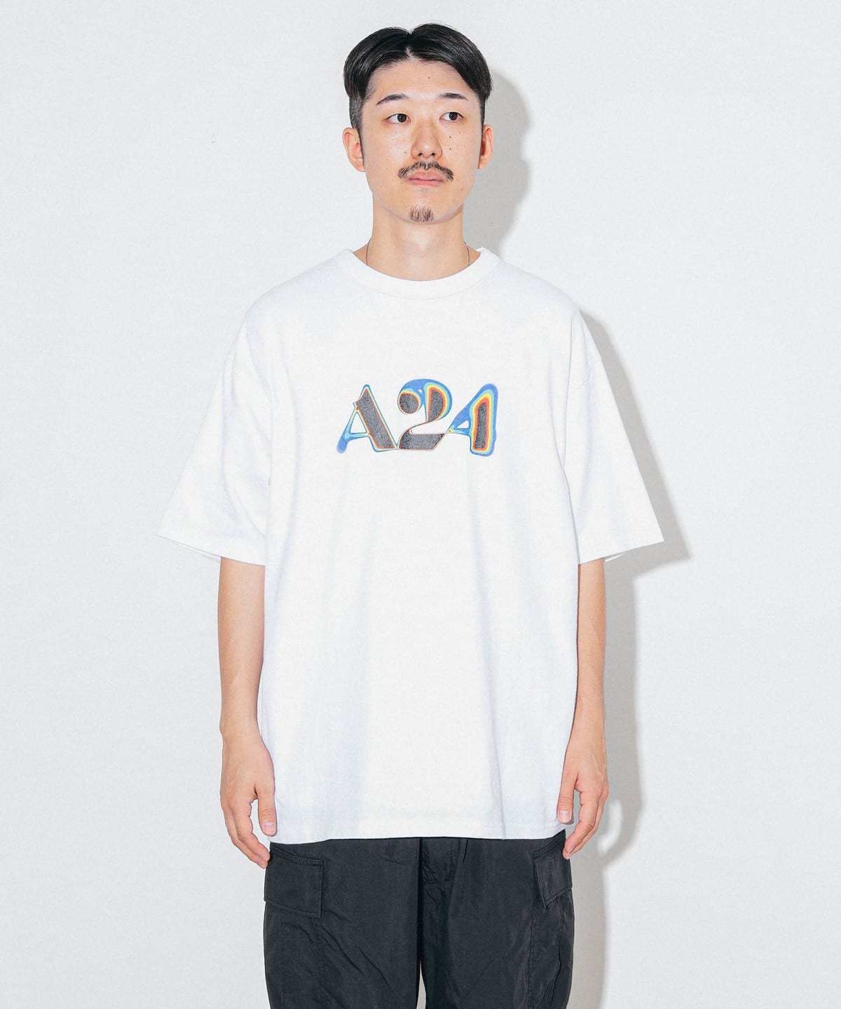 BEAMS T (BEAMS T) [Special order] A24 / Logo T-shirt ① (T-shirts 