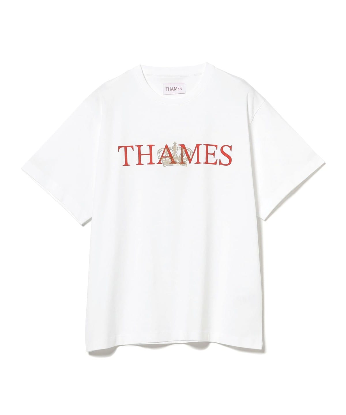 THAMES MMXX. / P. R. Tee Tシャツ・カットソー MEN WHITE M THAMES MMXX. / P. R. Tee Tシャツ・カットソー MEN WHITE M