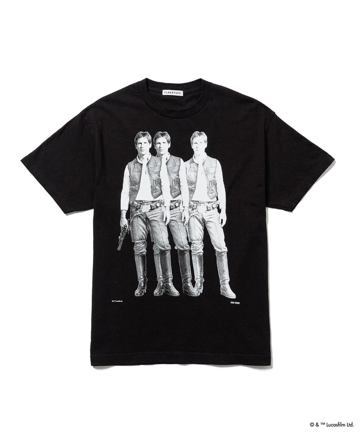 F-LAGSTUF-F フラグスタフ × STAR WARS / Han Solo TEE Tシャツ・カットソー MEN BLACK M F-LAGSTUF-F フラグスタフ × STAR WARS / Han Solo TEE Tシャツ・カットソー MEN BLACK M