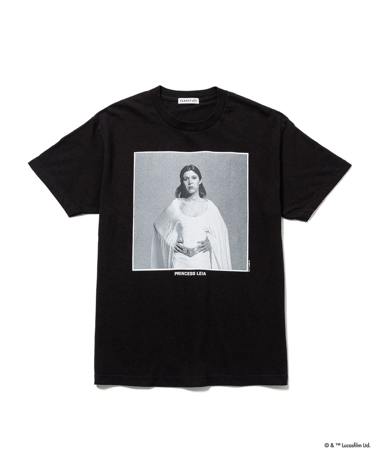 F-LAGSTUF-F フラグスタフ × STAR WARS / Leia Tee Tシャツ・カットソー MEN BLACK XL F-LAGSTUF-F フラグスタフ × STAR WARS / Leia Tee Tシャツ・カットソー MEN BLACK XL
