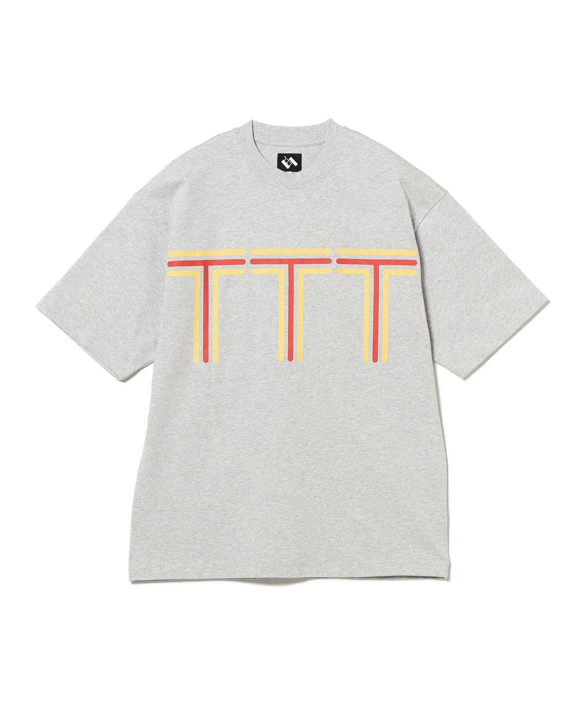THE TRILOGY TAPES / TTT LOGO STRIPES T-SHIRT Tシャツ・カットソー MEN HEATHER GREY XL THE TRILOGY TAPES / TTT LOGO STRIPES T-SHIRT Tシャツ・カットソー MEN HEATHER GREY XL