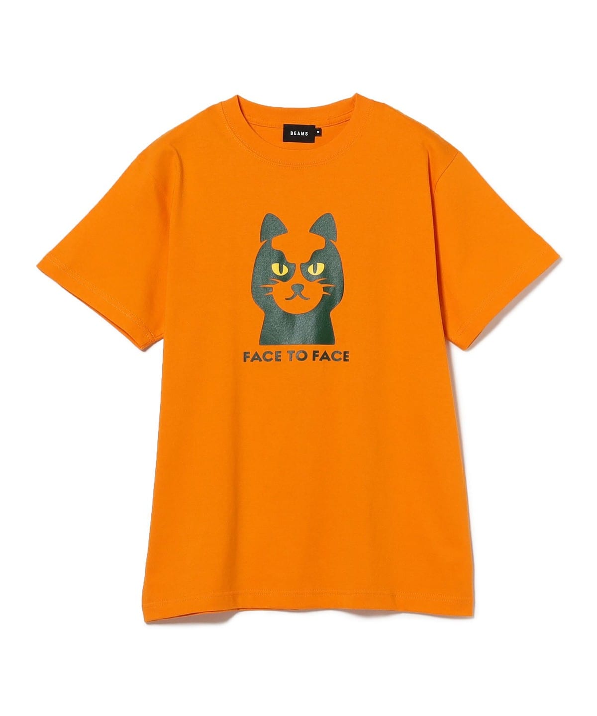 FACE TO FACE T-SHIRT Tシャツ・カットソー MEN ORANGE L FACE TO FACE T-SHIRT Tシャツ・カットソー MEN ORANGE L