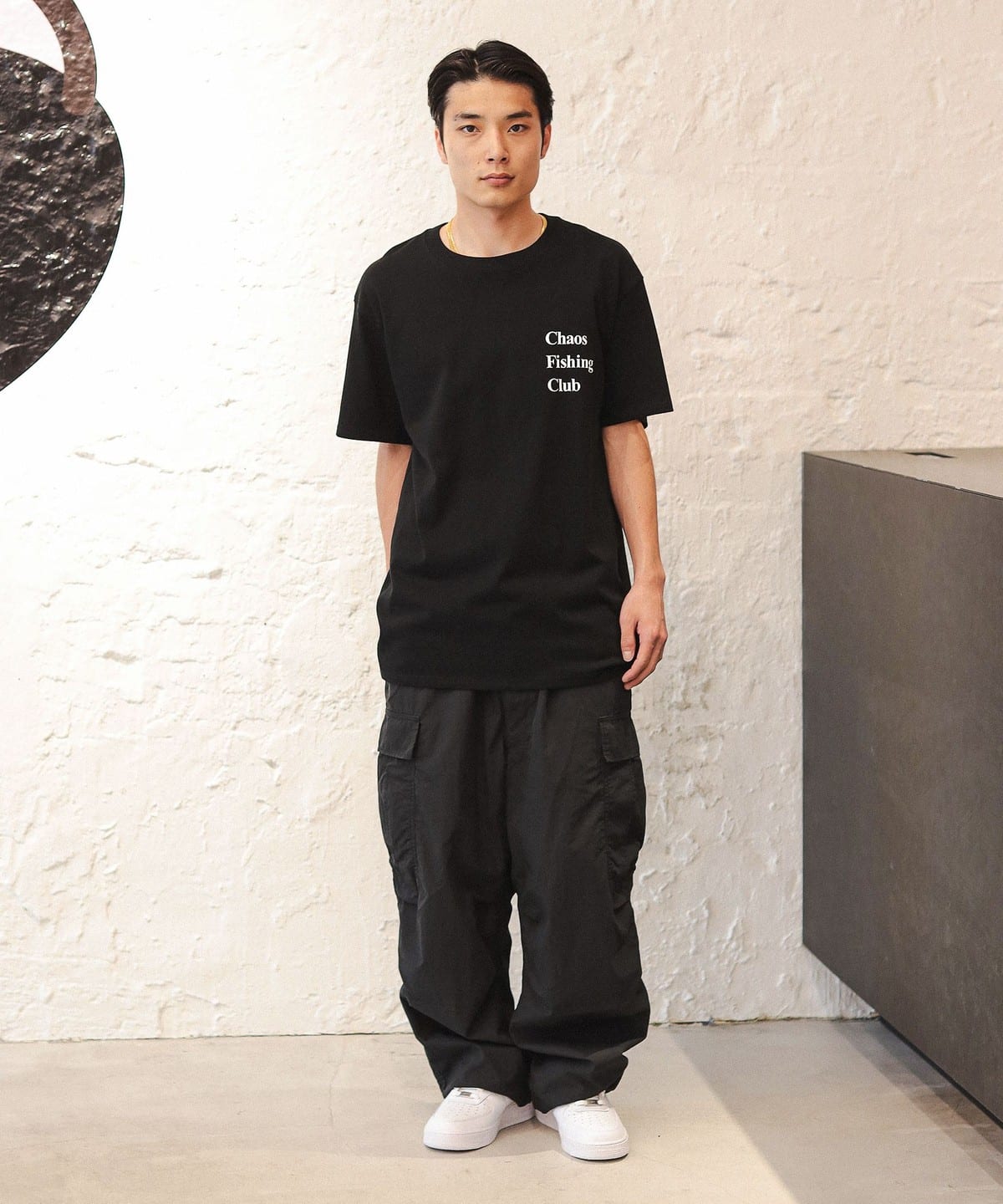 BEAMS T（ビームスT）Chaos Fishing Club / Logo T-Shirt S/S（Tシャツ 