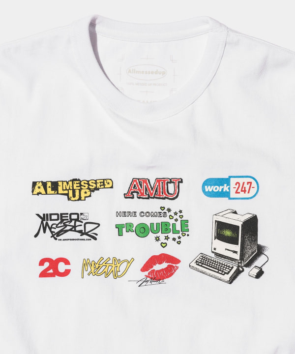 BEAMS T（ビームスT）GFT / All Messed Up T-shirt（Tシャツ