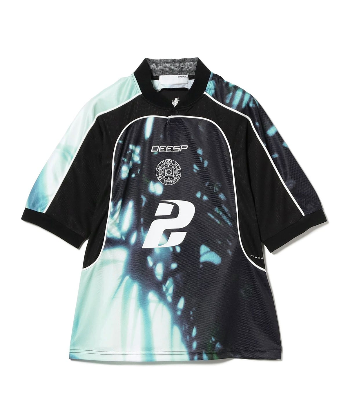 Diaspora skateboards ディアスポラスケートボード / YE PIIPS Football Top Tシャツ・カットソー MEN AQUA M Diaspora skateboards ディアスポラスケートボード / YE PIIPS Football Top Tシャツ・カットソー MEN AQUA M
