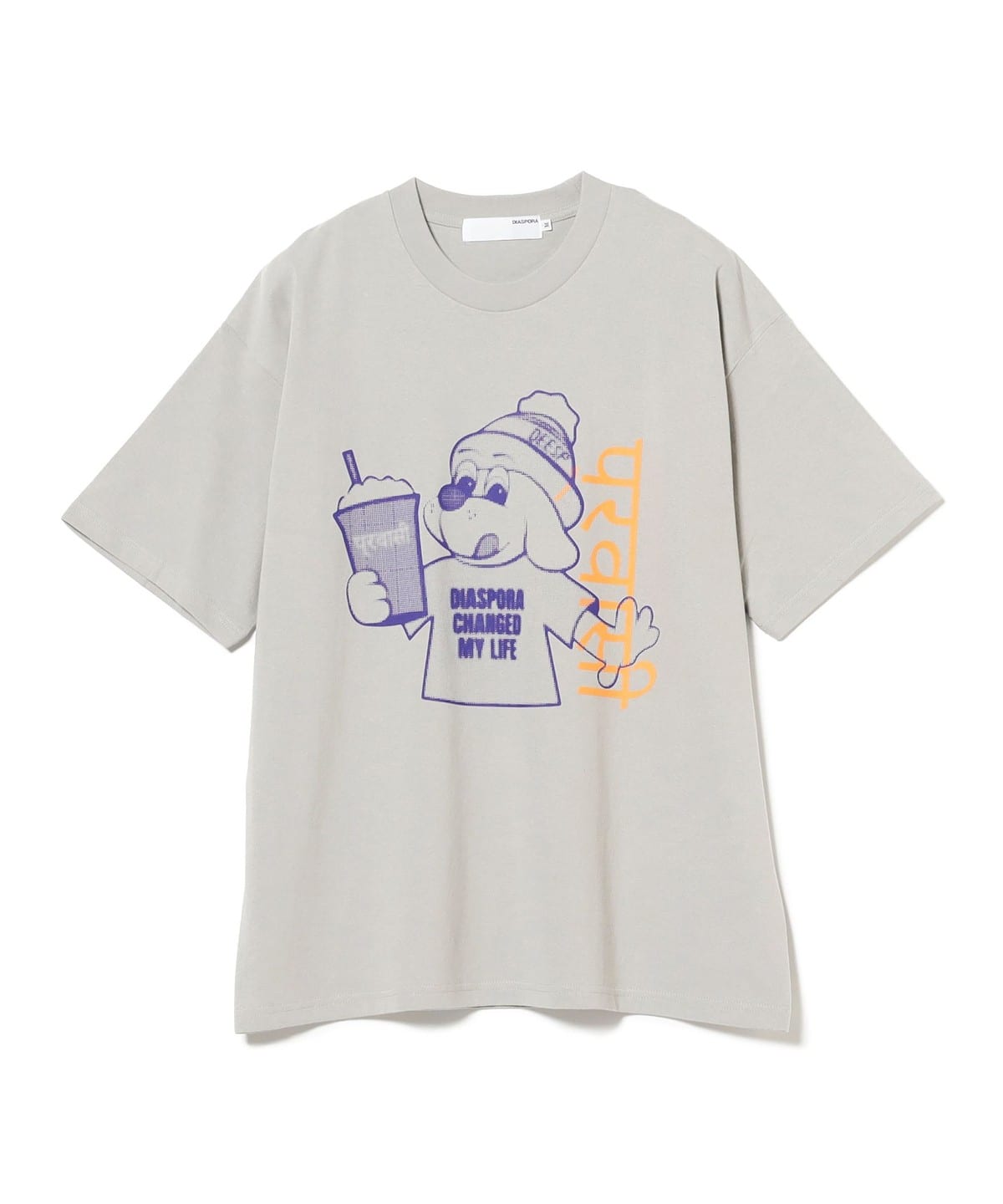 Diaspora skateboards ディアスポラスケートボード / Puppy Tee Tシャツ・カットソー MEN SILVER M Diaspora skateboards ディアスポラスケートボード / Puppy Tee Tシャツ・カットソー MEN SILVER M