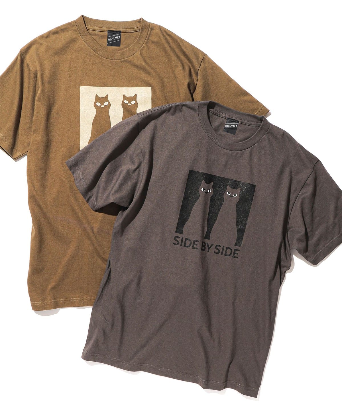 BEAMS T（ビームスT）【SPECIAL PRICE】SIDE BY SIDE（Tシャツ