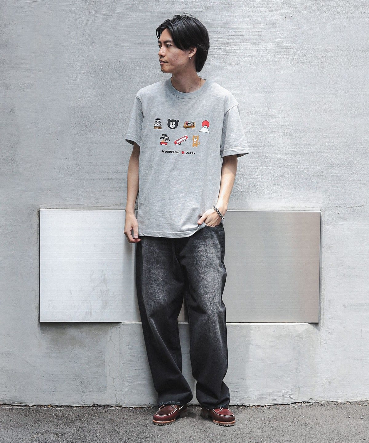 On × BEAMS コラボ Tシャツ XLサイズ (unisex) 日本未入荷 BEAMS T（ビームスT）LOVES JAPAN ベア Tシャツ（Tシャツ・カットソー