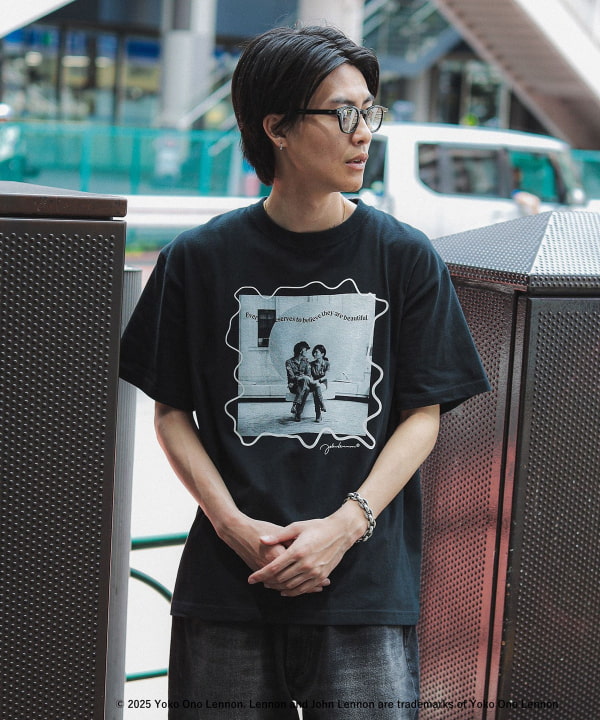 レビュー高評価の商品!の商品をすべて BEAMS John Lennon T-Shirt② (T-shirts, cut and sewn BEAMS ジャケット・アウター