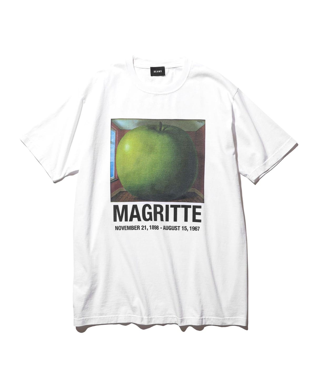 Magritte Print T-Shirt Tシャツ・カットソー MEN WHITE M Magritte Print T-Shirt Tシャツ・カットソー MEN WHITE M