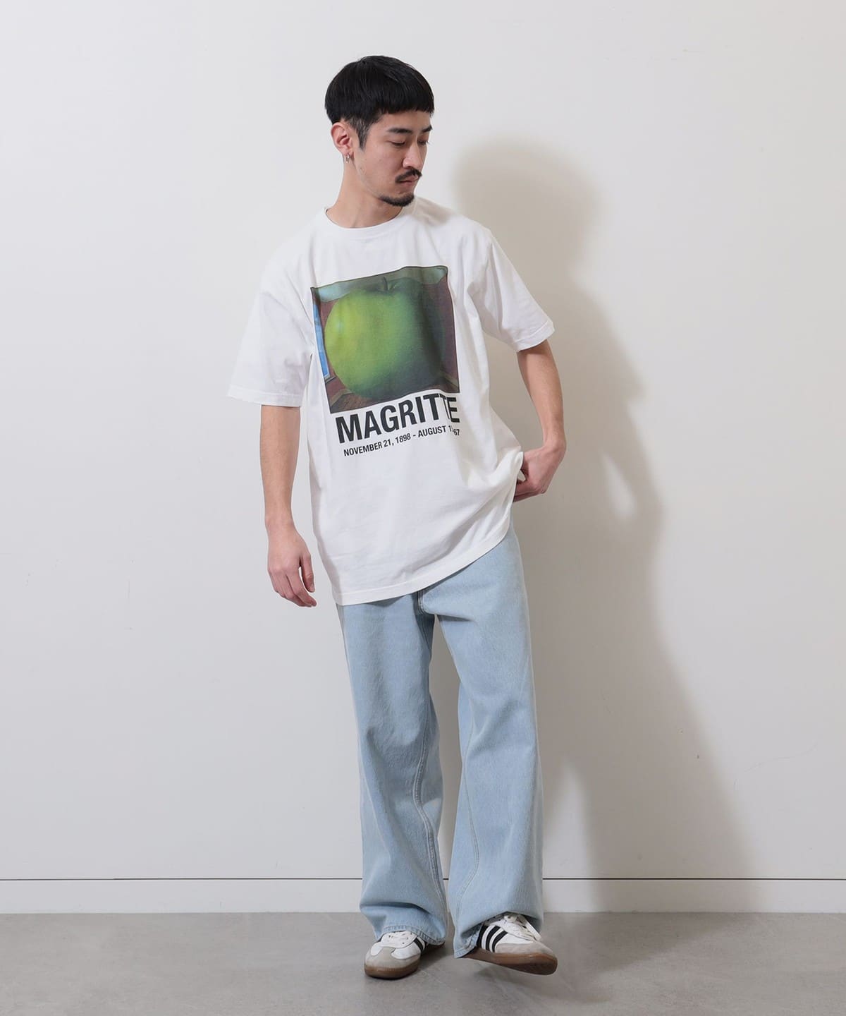 BEAMS（ビームス）Magritte Print T-Shirt（Tシャツ・カットソー 