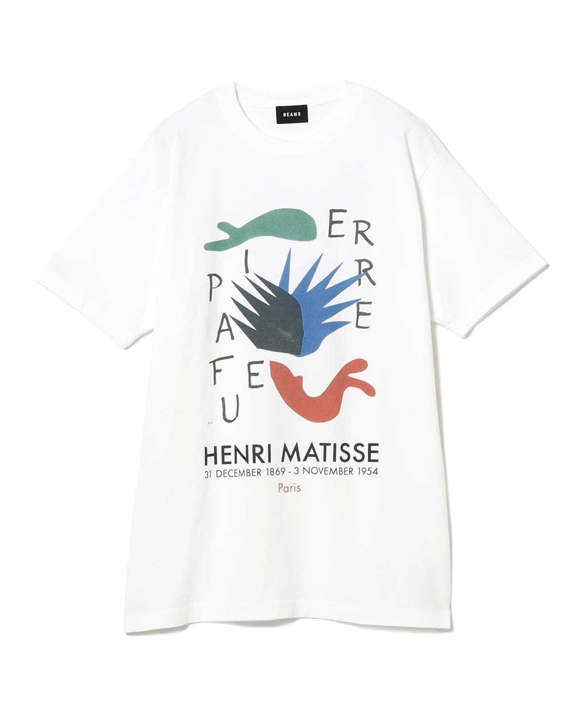 BEAMS（ビームス）Henri Matisse Print-T-Shirt②（Tシャツ 