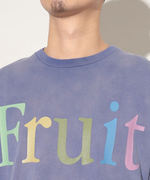 お歳暮 時期 THE OF T（ビームスT）FRUIT BEAMS LOOM T-Shirt Print Fade / トップス