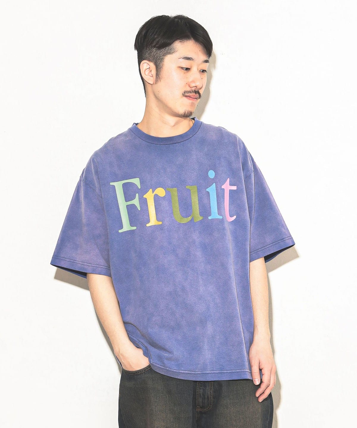 BEAMS（ビームス）FRUIT OF THE LOOM / Fade Print T-Shirt（Tシャツ 