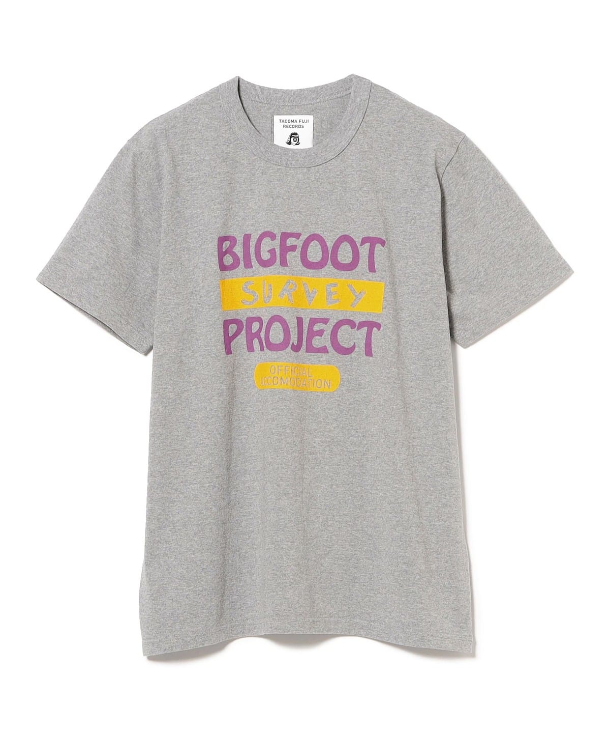NANGA×TACOMA FUJI RECORDS BIGFOOT SURVEY PROJECT LOGO L/S